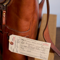 HORWEEN DUBLIN CHESNUT TOP ZIP BACKPACK (#0058)| Production Sample