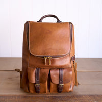 HORWEEN DEERSKIN TOP ZIP BACKPACK (#0041) | Prototype |