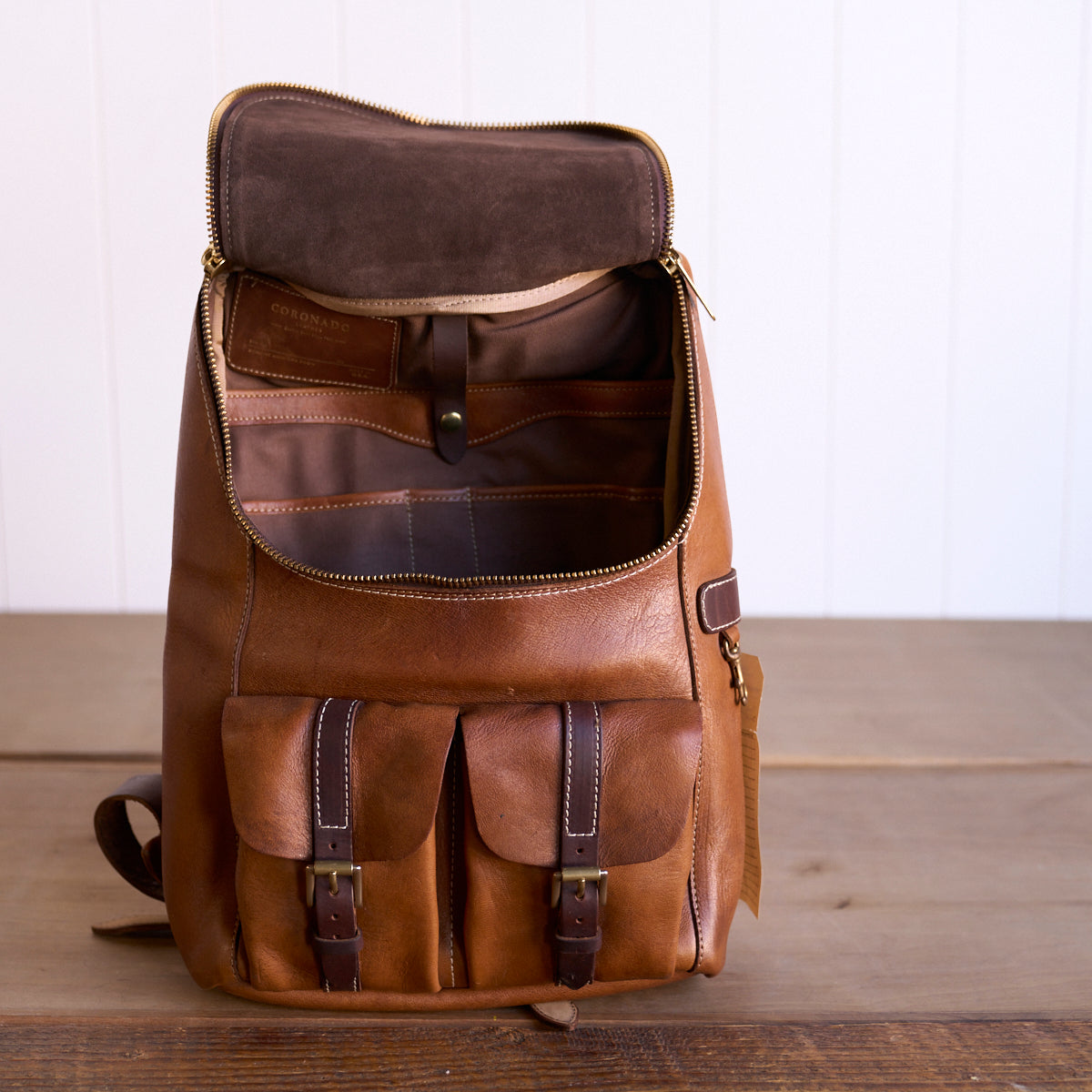 HORWEEN DEERSKIN TOP ZIP BACKPACK (#0041) | Prototype |