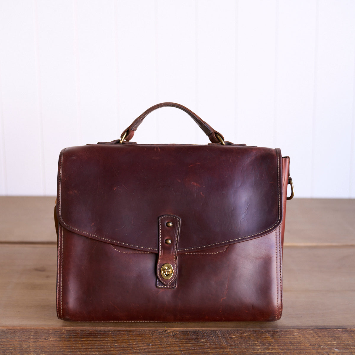 HORWEEN CHROMEXCEL BRIEFCASE (#0056) | OVERSTOCK